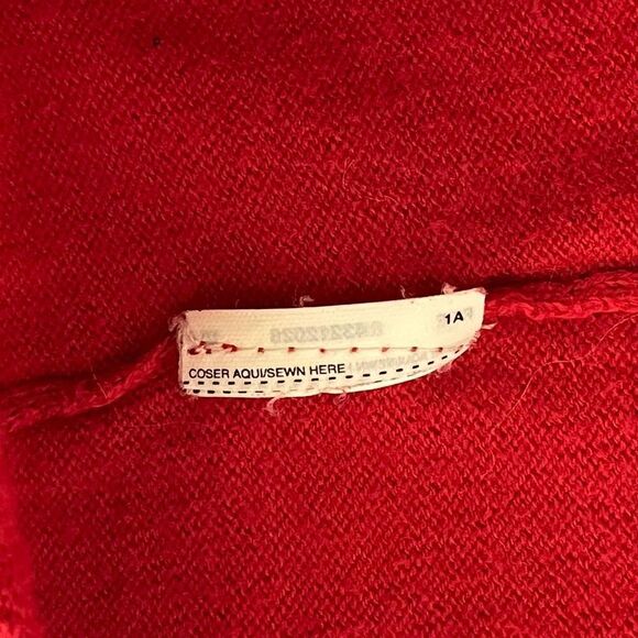 MNG by Mango Red Snap Down Cardigan Size L - Picture 6 of 7